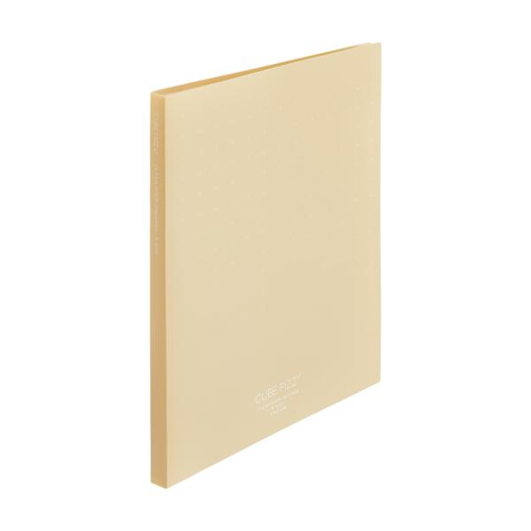 リヒトラブ CUBE FIZZ クリヤーブック A4 24ポケット ベージュ N-6000-16