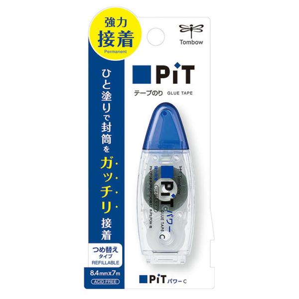 トンボ鉛筆 テープのり ピットパワーC つめ替えタイプ PN-CP