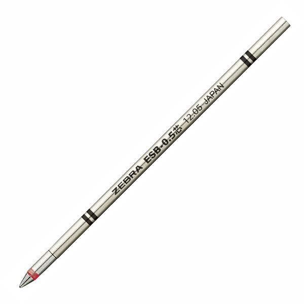 ゼブラ エマルジョンボールペン替芯 ESB-0.5芯 赤 RESB5-R