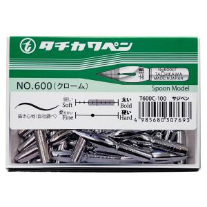 タチカワ ペン先 T-600クローム 100本入り T600C100