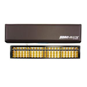 雲州堂 ソロマチック ワンタッチご破算式 23桁そろばん ツゲ玉 USM-103