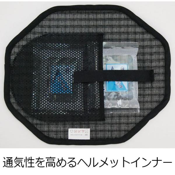 ヘルメット、帽子用高通気性内装材　ヘルメット・ハニカムインナー　IZ-02