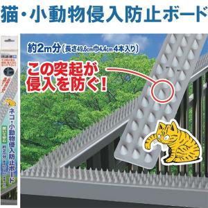 猫・小動物侵入防止ボード　約2m　N-2420　敷地内での猫や小動物の糞に悩まされているお宅に