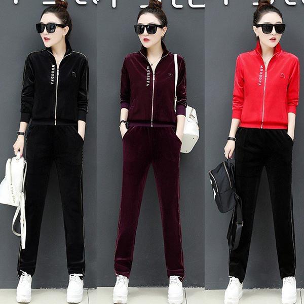 ジャージ上下 部屋着 レディース スウェット上下 ベロア セットアップ スポーツウェア スエット ル...