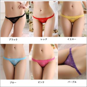 Tバック ショーツ レディース セクシー レー...の詳細画像1