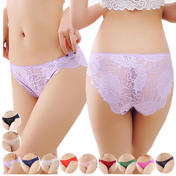 ショーツ レディース 総レースショーツ ひびかない 下着 ショーツ プレーンショーツ 花柄 スタンダ...