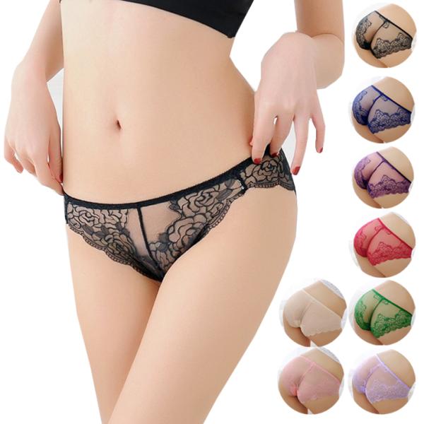 ショーツ レディース 総レース セクシー ランジェリー ストレッチ 花柄レース シースルー ショーツ...