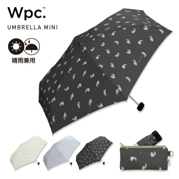 傘 折りたたみ Wpc.公式 折りたたみ傘 キャッツ ミニ 雨傘 撥水 50cm レディース 猫柄 ...