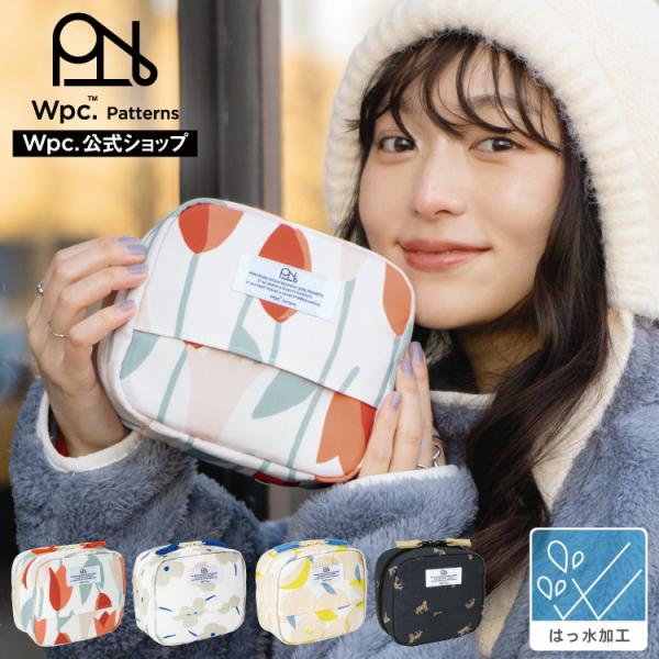 Wpc.公式 Wpc. Patterns  グッズ はっ水スクエアポーチ レディース 通勤 通学 社...