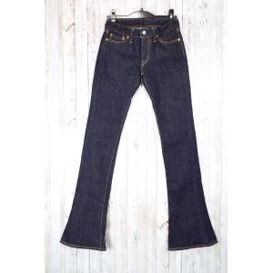 W25インチ｜タグつき未使用 THE FLAT HEAD（フラットヘッド） Balder Jeans ブーツカット ジーンズ インディゴ リジッドデニム レディース古着｜wpeace