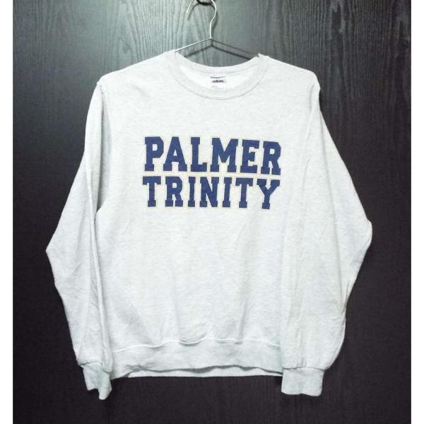 S　海外古着【JERZEES製】PALMER TRINITY（パーマートリニティスクール）カレッジロ...