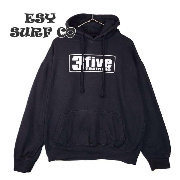 【可愛いオーバーサイズ・パーカー】ESY SURF 3five training ラバープリント 前...