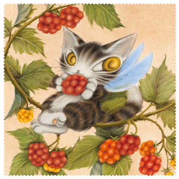 メガネ拭き　ランチはベリーひと粒で 　わちふぃーるどダヤン