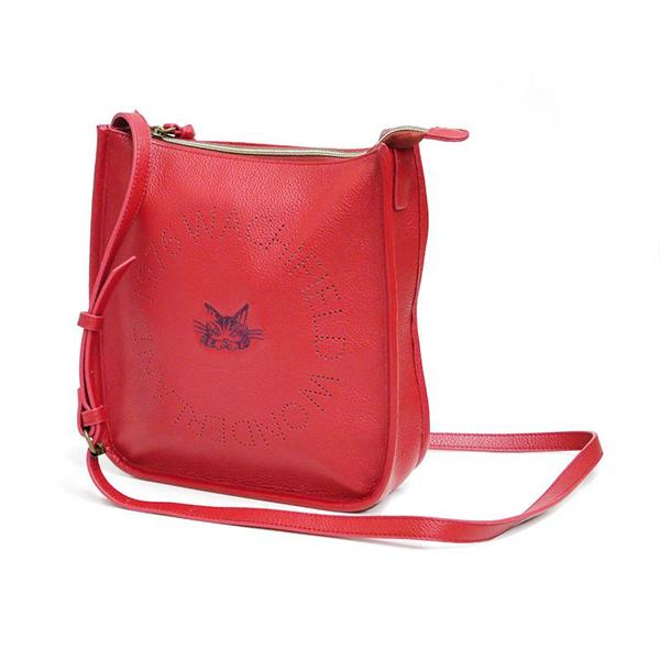 FcレザーＤパンチショルダー　赤  わちふぃーるどダヤン