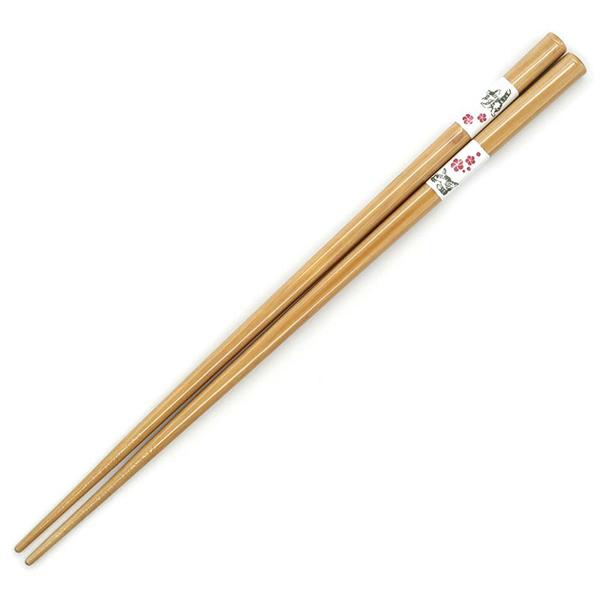 とんぼ玉箸　梅・茶  わちふぃーるど ネコグッズ