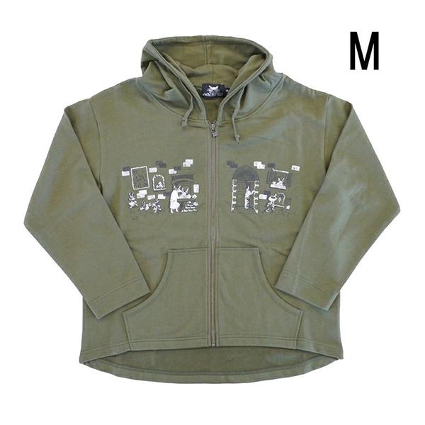 フーディＳＷカーデ　Ｍ　タシル　わちふぃーるど ダヤン ネコ