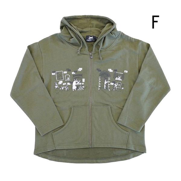 フーディＳＷカーデ　Ｆ　タシル　わちふぃーるど ダヤン ネコ