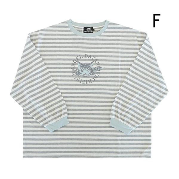 ＢＤワイド長袖ＣＳ　Ｆ　翼の猫　杢系　わちふぃーるど ダヤン