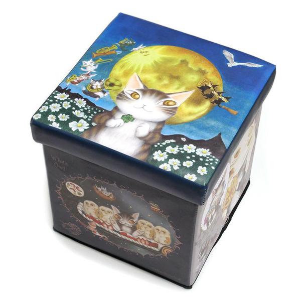 収納スツール　7つのつきの夜　わちふぃーど ダヤン