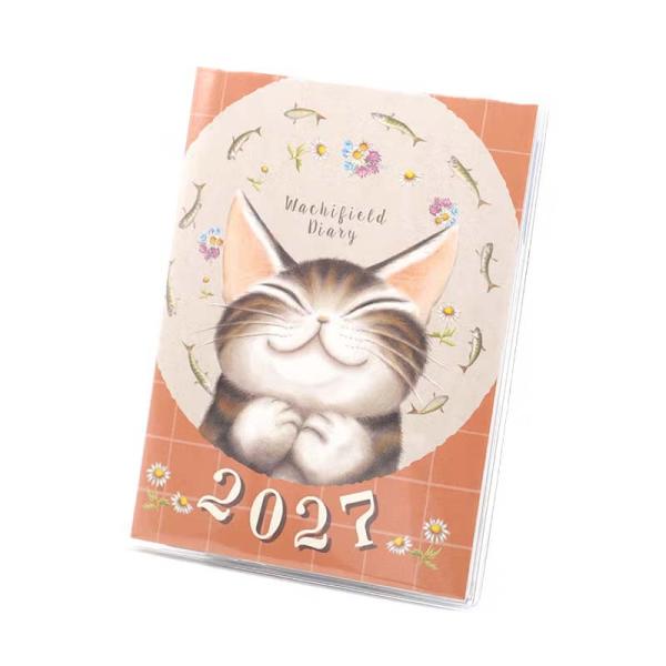 Ａ6スケジュール2027　うんのいい　 わちふぃーるどダヤン キャラクターグッズ
