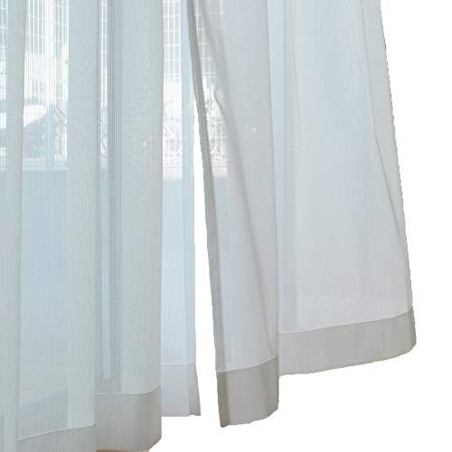 日本製あったか高機能ミラーレースカーテン(UVカット・遮熱・遮像・ウォッシャブル) UE-F1 (巾...