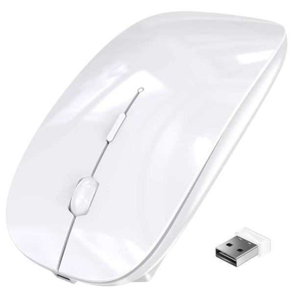 BLENCK ワイヤレスマウス Bluetooth マウス 2.4GHz 光学式 3DPIモード 充...