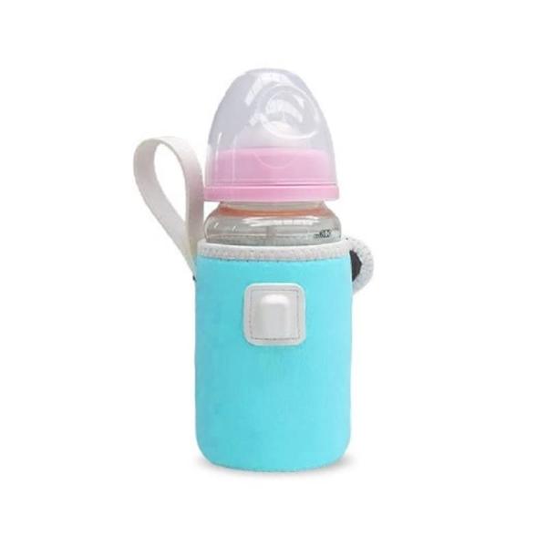 Kirakira 哺乳瓶ウォーマー 持ち運び 加熱 USB給電 巻き付け 携帯 ミルク保温器 外出 ...