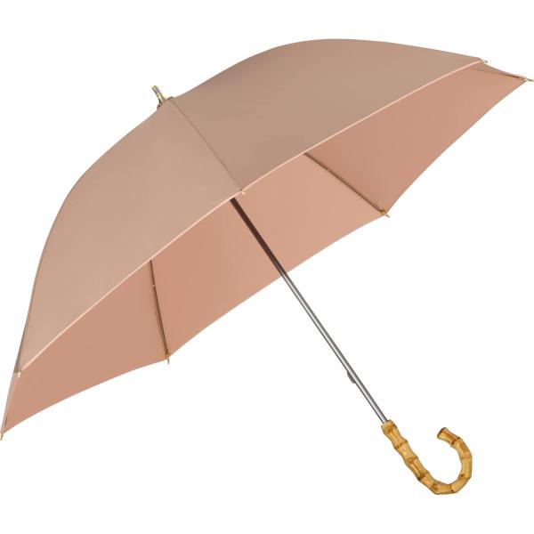Wpc. 日傘 遮光インサイドカラー ベージュ 長傘 50cm レディース 晴雨兼用 遮光 UVカッ...