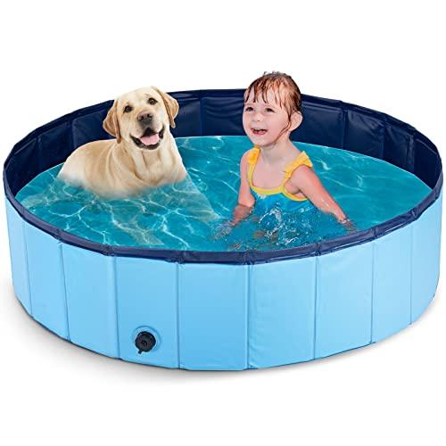 Ninonly プール 子供用 ペット用 犬用プール バスプール 頑丈設計 折りたたみ式 収納便利 ...