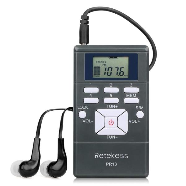 Retekess PR13 ポケットラジオ ポータブルラジオ FM ラジオ受信機 DSP高感度 ミニ...