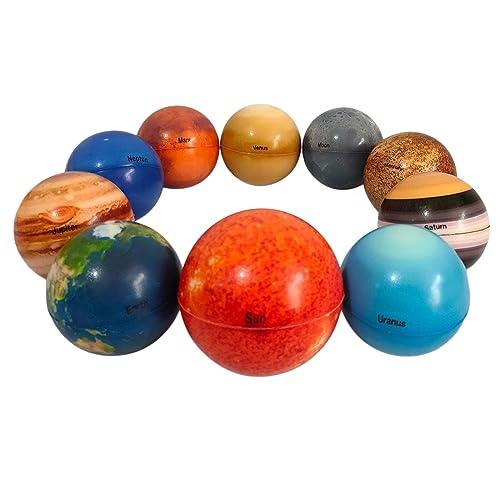 Itisyou スーパーボール 惑星 弾性ボール 太陽系のおもちゃ 宇宙太陽系惑星地球月おもちゃ 子...