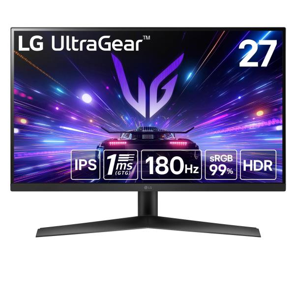 LG ゲーミングモニター UltraGear 27GS60F-B 27インチ/PCゲーム、家庭用ゲー...