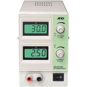 A＆D(エーアンドデイ)電子計測機器 直流安定化電源(30V、2.5A)AD-8724D〔代引不可〕