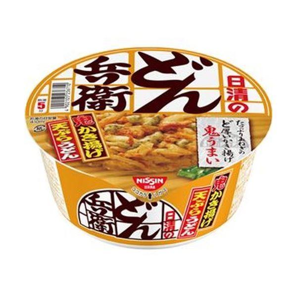 （まとめ）日清食品 日清のどん兵衛かき揚げ天ぷらうどん 97g 1ケース（12食）〔×4セット〕〔代...