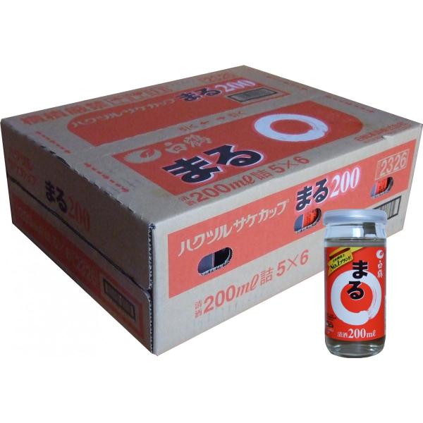 白鶴 日本酒 サケカップ まる 200ml 30本入 1ケース