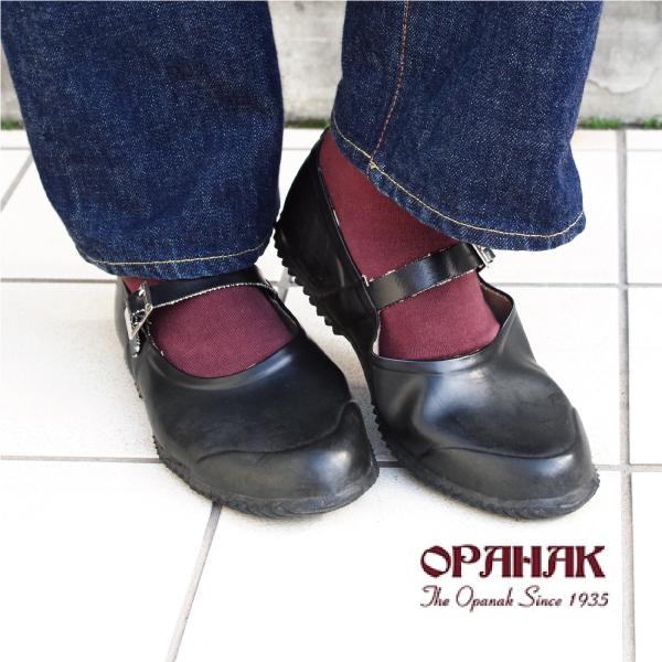 ストラップ付きフラットラバーシューズ 【OPANAK】　BOWCLAP