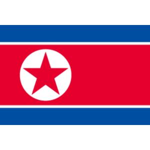 のぼり屋工房 ☆N_国旗 23223 朝鮮民主主義人民共和国No.1 W1050×H700 トロピカ...