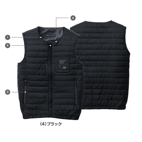 sowa 8234-06 桑和 ソーワ 防寒ベスト 作業服 作業着 仕事着 かっこいい ジーグラウン...