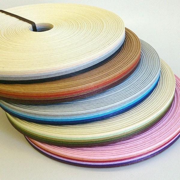 紙バンド手芸用ホビーテープ　30m巻　グラデーションストライプ12本取