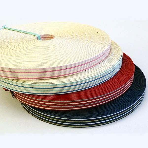 紙バンド手芸用ホビーテープ　30m巻　トリプルストライプ12本取