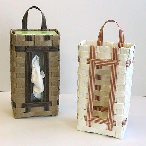 紙バンド手芸トライアルキット 縦型ティッシュケースキット