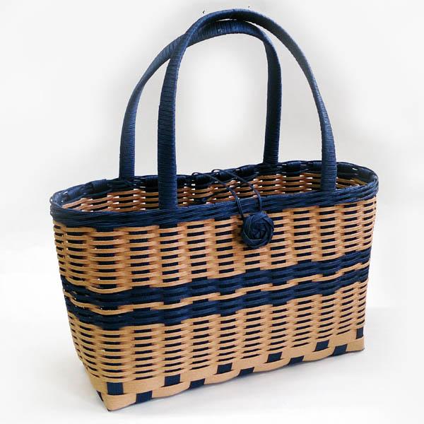 紙バンド手芸トライアルキット 2色使いのかごバッグキット