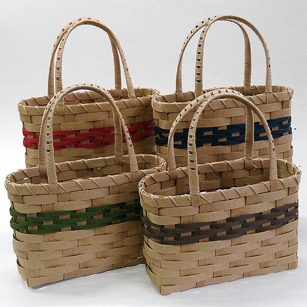 紙バンド手芸トライアルキット　カラーバッグ とばし編みキット