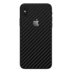 iPhoneX / XS / XS Max / XR スキンシール 背面 シール ケース 保護 フィルム wraplus ブラックカーボン