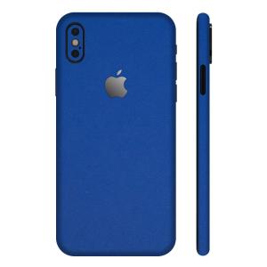iPhoneX / XS / XS Max / XR スキンシール 全面 背面 側面 シール ケース 薄い wraplus ブルー 青