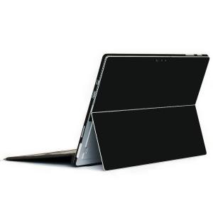 Surface Go3 / Go2 / Go スキンシール ケース カバー 保護 フィルム 背面 wraplus 選べる34色 ブラック 黒