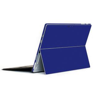 Surface Go3 / Go2 / Go スキンシール ケース カバー 保護 フィルム 背面 wraplus 選べる34色 ブルー 青｜wraplus