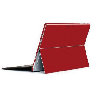 Surface Go3 / Go2 / Go スキンシール ケース カバー 保護 フィルム 背面 wraplus 選べる34色 レッド 赤