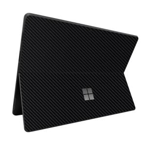 Surface Pro9 Pro8 ProX スキンシール ケース カバー 保護 フィルム 背面 wraplus 選べる34色 ブラックカーボン