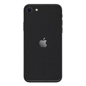 iPhoneSE 第2世代 第3世代 スキンシール 背面 シール ケース 保護 フィルム wraplus ブラック 黒